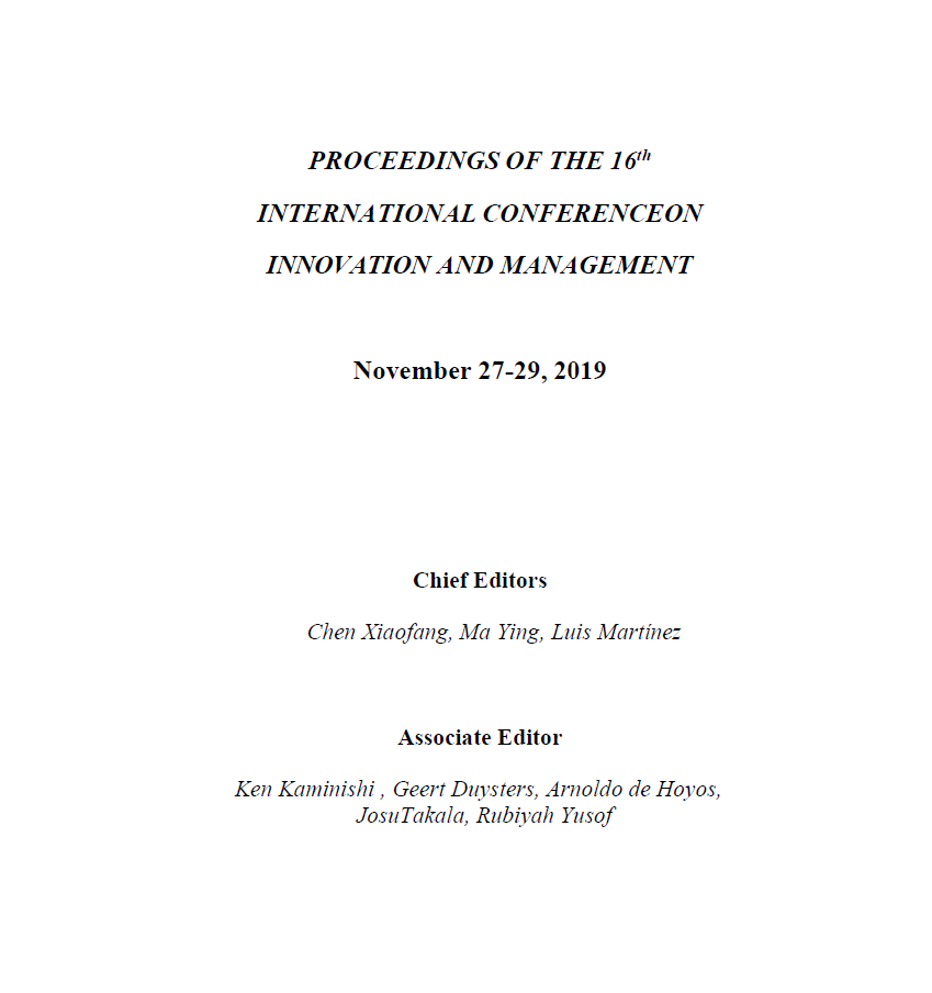 Libro de actas ICIM 2019