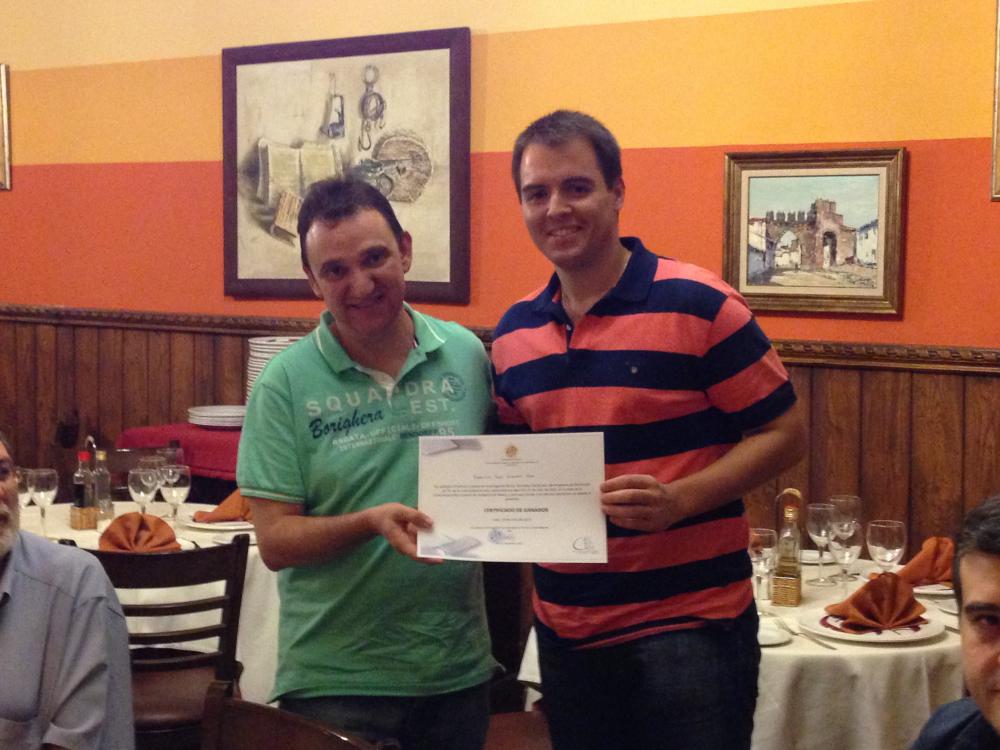 Premio a trabajo de investigación en “I Jornadas Doctorales del Programa de Doctorado en TIC” Universidad de Jaén