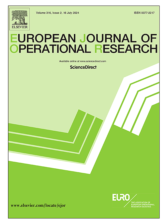 2024 Editors’ Awards for excellence in reviewing. European Journal of Operational Research